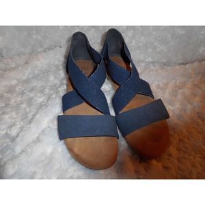 Impo Stretch Memory Foam Blue Sandals 8M
